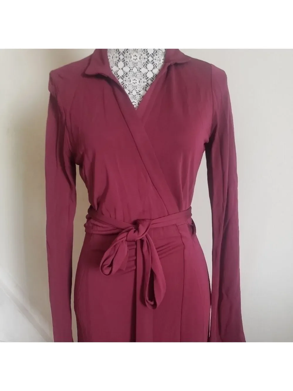 Babaton Long Sleeve Wrap Dress - Picture 11 of 11